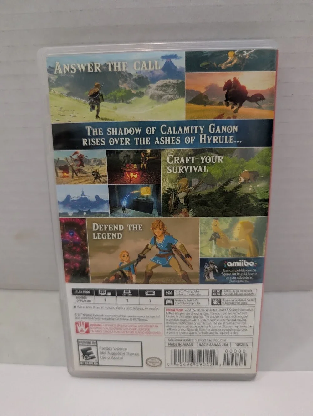 The Legend of Zelda: Breath of the Wild - Nintendo Switch Game